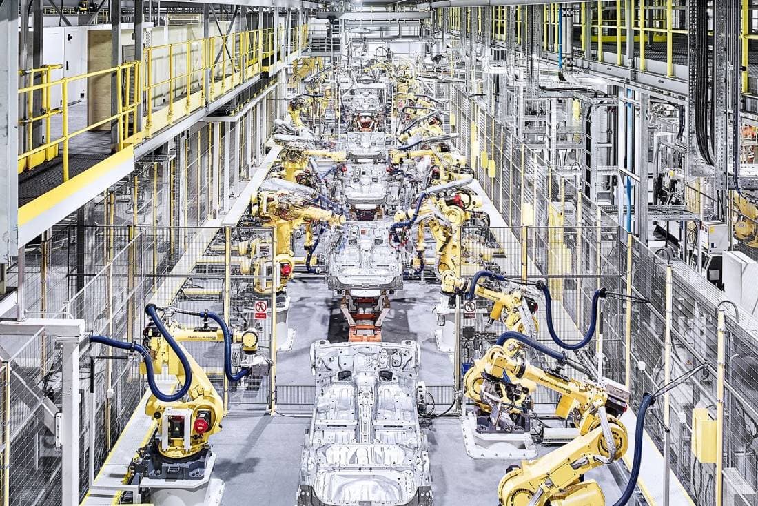 Smart robots do all the work at Nissan's Intelligent plant